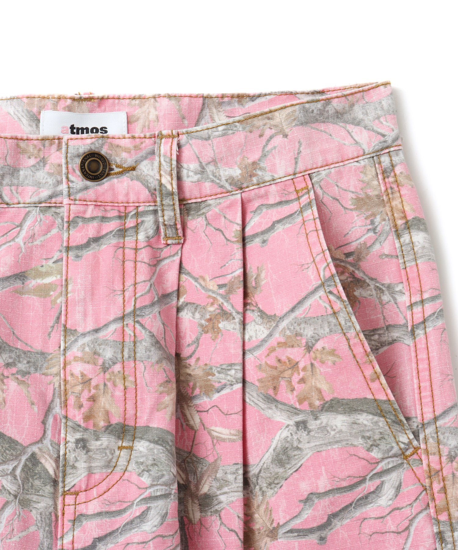 atmos pink atmos pink Real Tree Camouflage Bermuda Pants CAMOUFLAGE PINK アトモス パンツ その他のパンツ ピンク