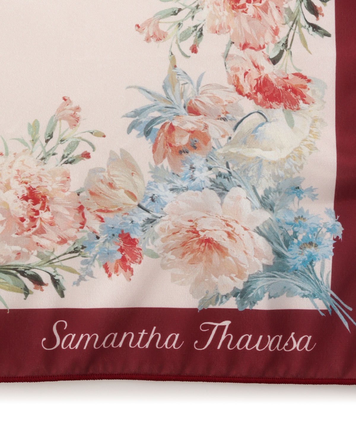 Samantha Thavasa ロココ風花柄スカーフ サマンサタバサ ファッション雑貨 スカー...