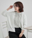 【SALE/20%OFF】SHOO・LA・RUE 【高レビュー/洗える/8分袖/】大人のシアーカーディガン シューラルー トップス カーディガン ブラウン ベー...