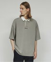 【SALE/30%OFF】tk.TAKEO KIKUCHI マシュマロタッチ ラガーポロシャツ ティーケータケオキクチ トップス ポロシャツ ブラック グレー【...