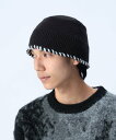 BEAMS HEART MEN ステッチ バケットハット ビームス ハート 帽子 ハット ブラック ベージュ
