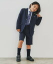 THE SHOP TK 【110-130】ネクタイセットアップ ザ ショップ ティーケー スーツ・フォーマル セットアップスーツ ネイビー【送料無料】