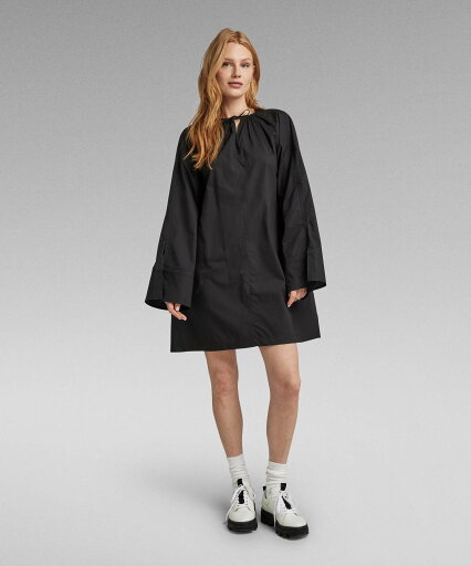 【SALE/30%OFF】G-Star RAW 【公式ショップ】EFFORTLESS SNIPER DRESS/オーバーサイズシャツワンピース ジースターロゥ ワンピース・ドレス ドレス ブラック【送料無料】 【SALE/30%OFF】G-Star RAW 【公式ショップ】EFFORTLESS SNIPER DRESS/オーバーサイズシャツワンピース ジースターロゥ ワンピース・ドレス ドレス ブラック【送料無料】