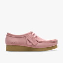 Clarks WallabeeEVOSh クラークス シューズ・靴 モカシン・デッキシューズ ピンク【送料無料】