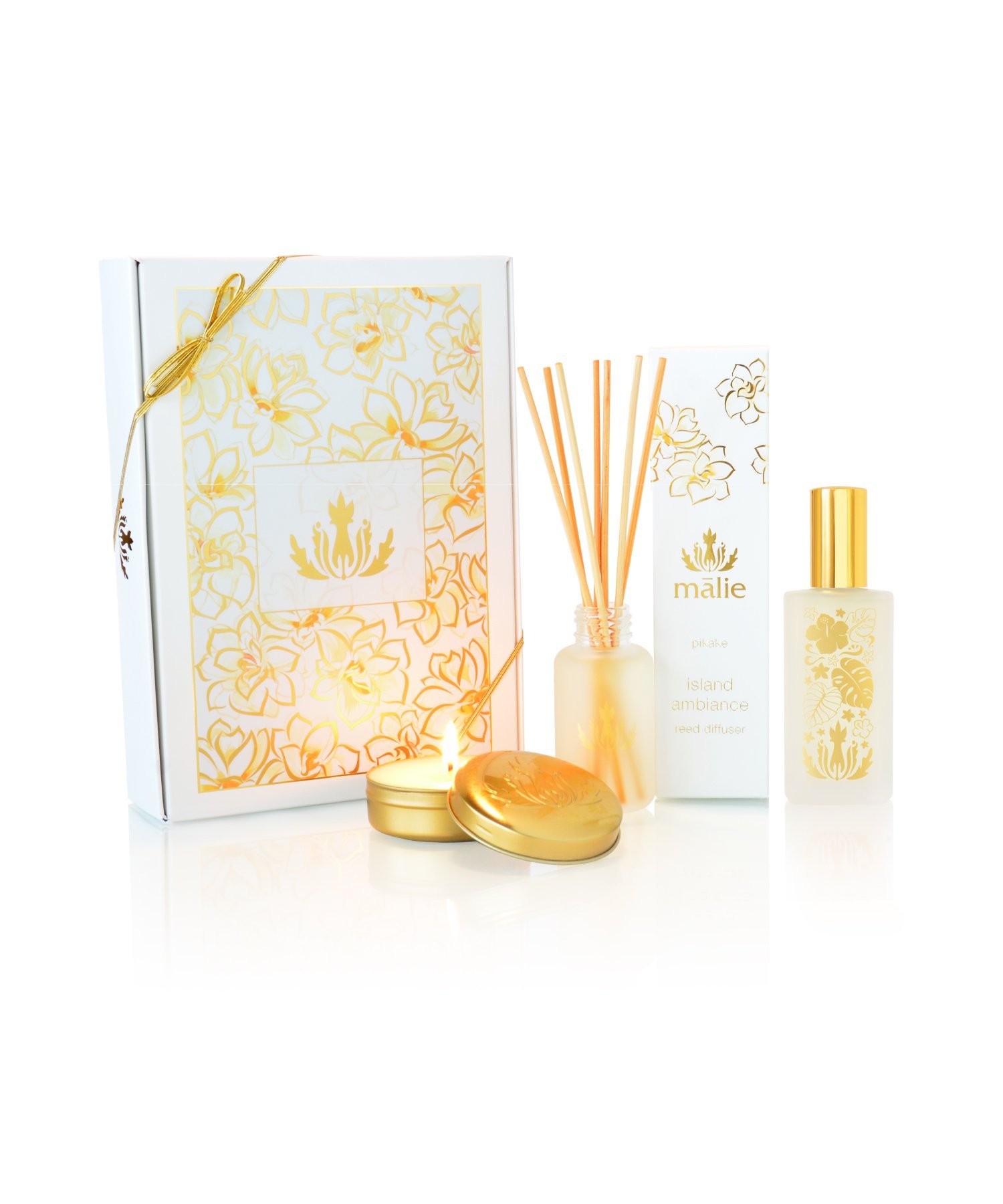 Malie Organics ()Home Ambiance Box Pikake ޥꥨ󥯥 ƥꥢ軨 ǥե塼ᡦޥ...