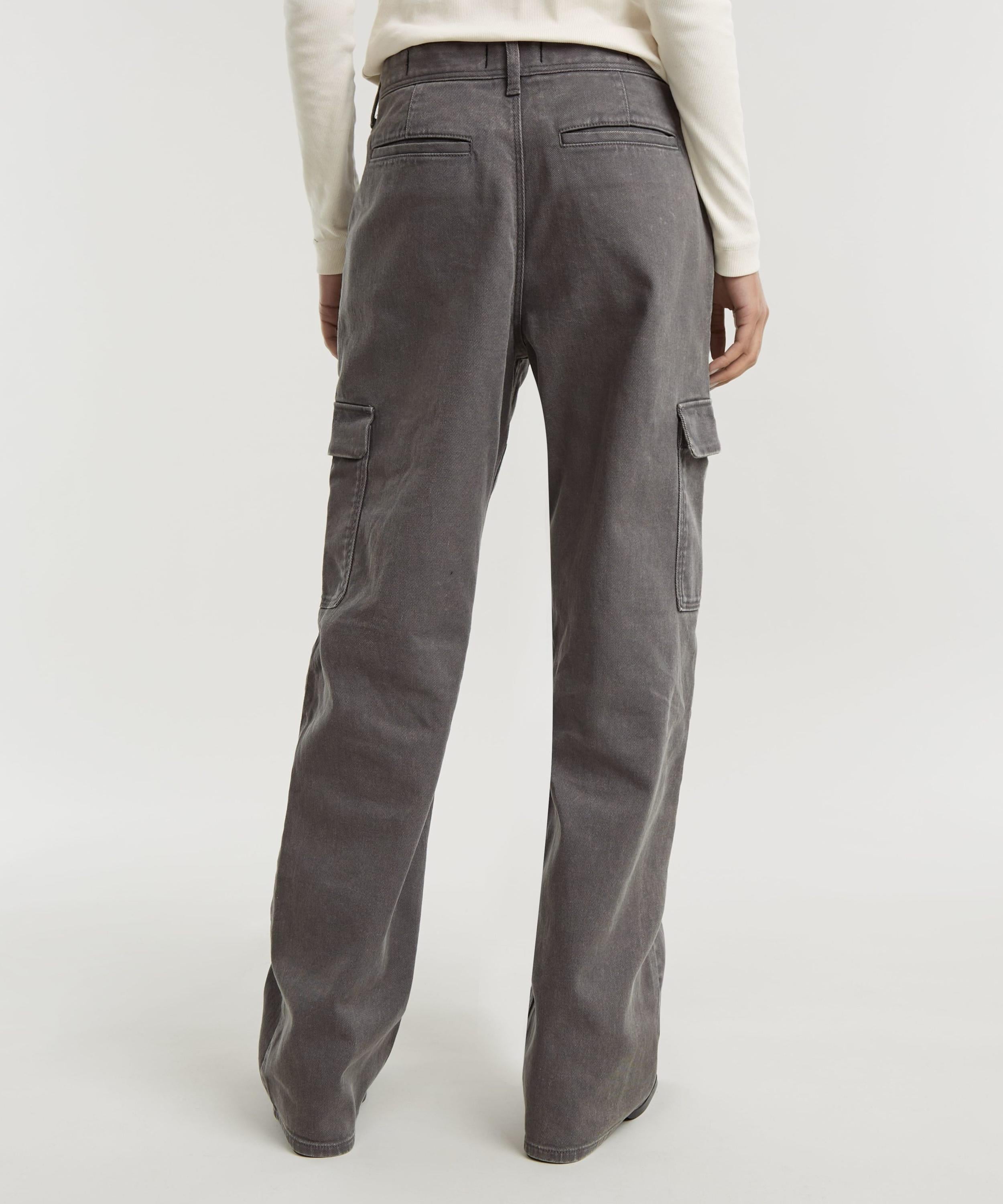【公式ショップ】Combat Trousers/フロントプリーツデザインストレートカーゴパンツ ジースターロゥ パンツ ジーンズ・デニムパンツ グレー