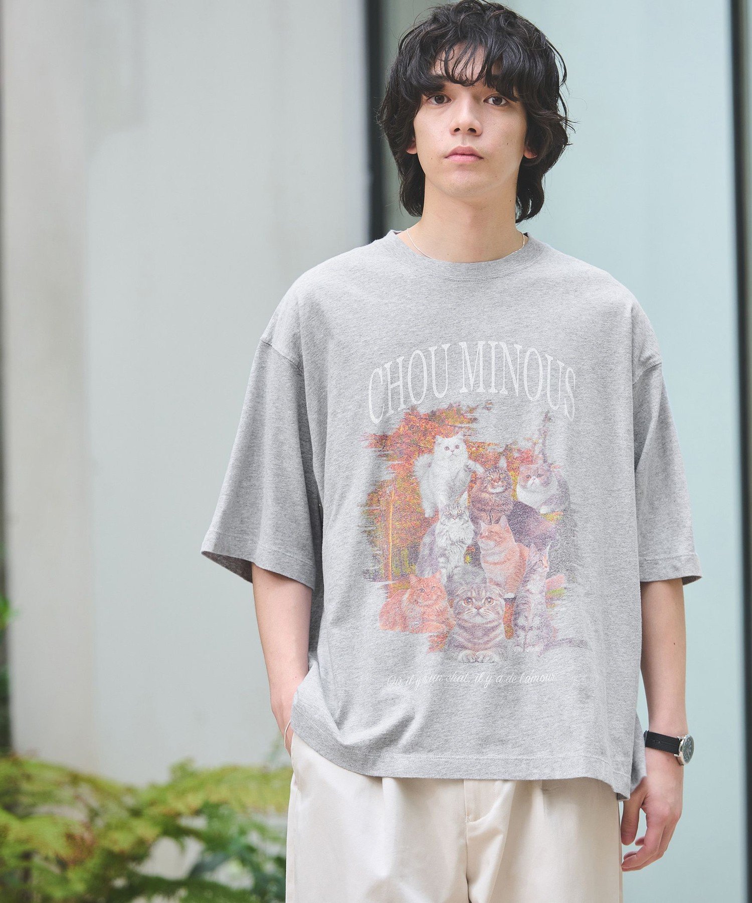 UNITED ARROWS green label relaxing 【WEB限定】＜GLR or＞キャット プリント 半...