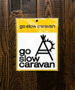 go slow caravan カッティングステッカー ロゴ ゴースローキャラバン インテリア・生活雑貨 その他のインテリア・生活雑貨 ホワイト ブラック