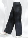 【SALE/70%OFF】Pao・de・lo 【THENEWDENIMPROJECT】アップサイクルデニムワイドパンツ パオデロ パンツ/ジーンズ フルレングス ネイビー ホワイト【送料無料】