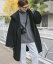 Spick & Span ≪追加≫スーパー160sテントラインショートコート スピックアンドスパン ジャケット・アウター その他のジャケット・アウター ブラック ブラウン【送料無料】 69,300円