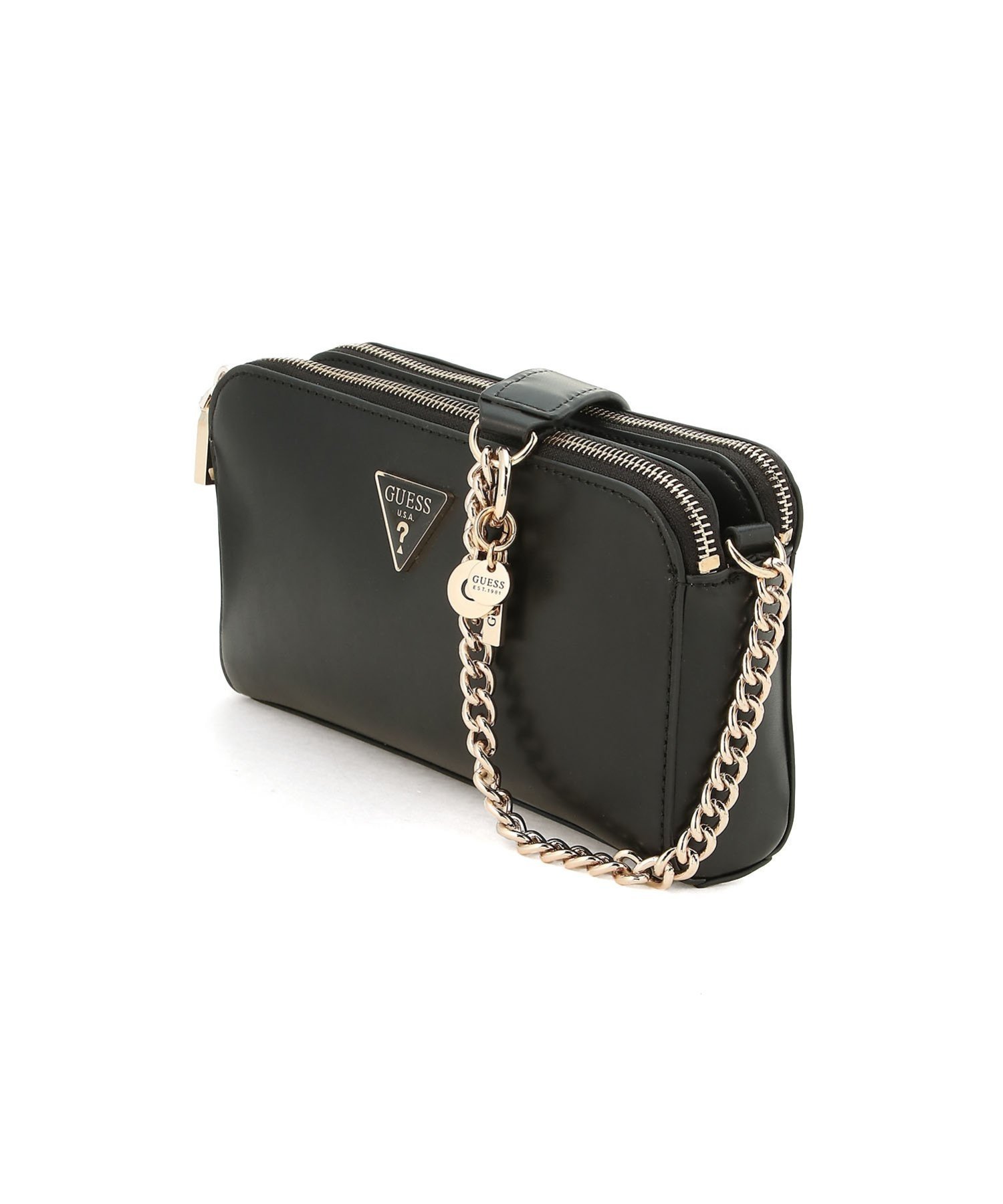 GUESS クロスボディバッグ(W)DARYNA Status Crossbody ゲス バッグ ショルダーバッグ ブラック ベージュ