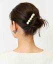 【SALE/28%OFF】a.v.v 大粒パールバレッタ アー・ヴェ・ヴェ ヘアアクセサリー その他のヘアアクセサリー ゴールド
