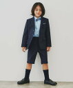 THE SHOP TK 【110-130】蝶ネクタイ4点セットアップ ザ ショップ ティーケー スーツ・フォーマル セットアップスーツ ネイビー【送料無料】