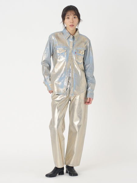 【SALE／50%OFF】Levi's ウエスタンシャツ リーバイス トップス シャツ・ブラウス ネイビー【送料無料】