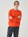 JOHN SMEDLEY クルーネック長袖ニットプルオーバー | SCANLAN | 30G MODERN FIT ジョンスメドレー トップス ニット オレンジ【送料無料】