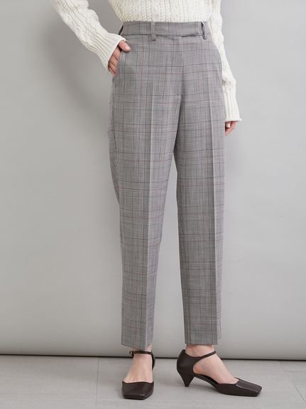 【SALE／20%OFF】Mila Owen 後ろゴムテーパードチェックパンツ ミラオーウェン パンツ その他のパンツ【送料無料】 stylife-15520663 Rakuten Fashion サンプル画像2
