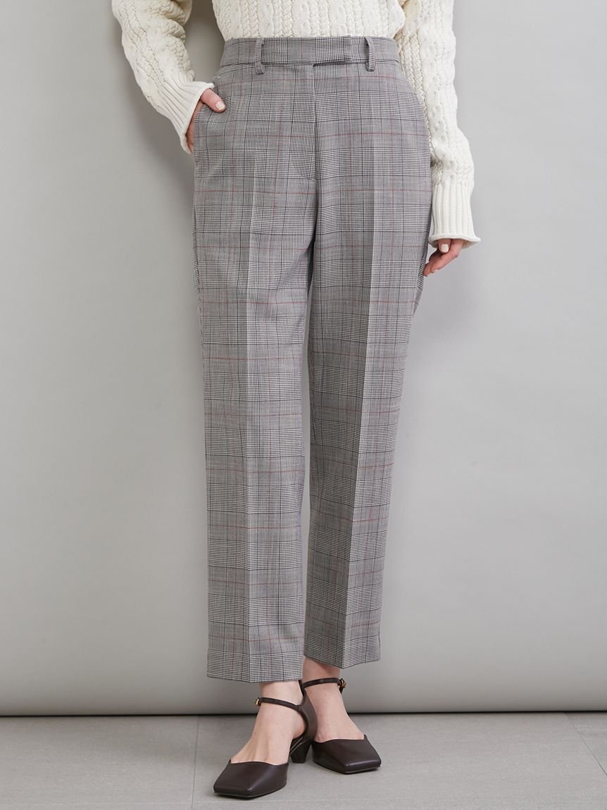 【SALE／20%OFF】Mila Owen 後ろゴムテーパードチェックパンツ ミラオーウェン パンツ その他のパンツ【送料無料】 stylife-15520663 Rakuten Fashion サンプル画像3