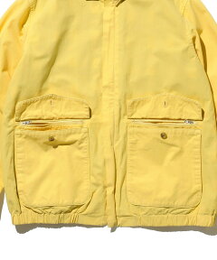 High Count Weather Cloth Zip Blouson 38-18-0284-139 38180284139: Yellow High Count Weather Cloth Zip Blouson 38-18-0284-139 38180284139: Yellow