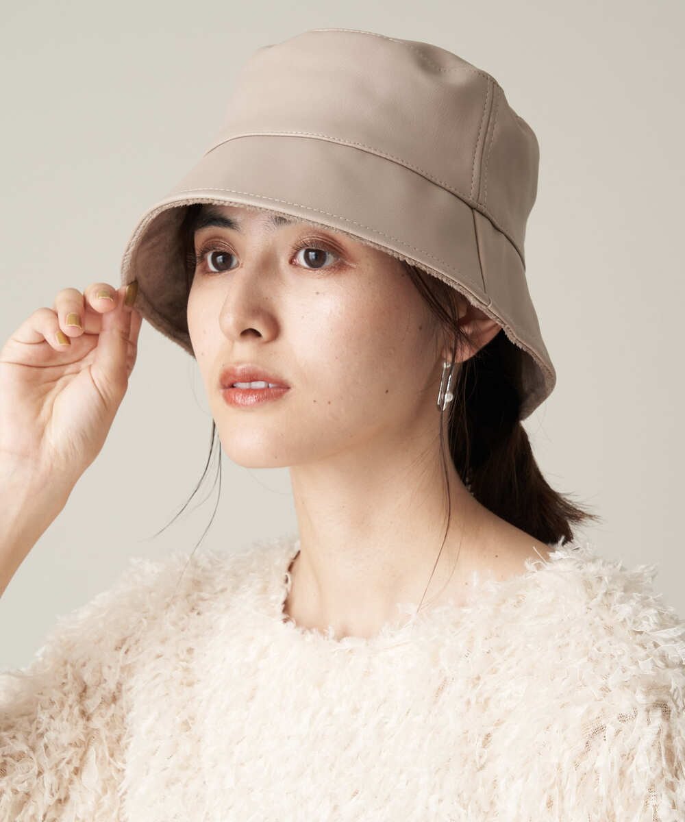 【SALE／65%OFF】a.v.v リバーシブルバケットハット アー・ヴェ・ヴェ 帽子 その他の帽子 ベージュ ブラック