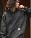 【SALE/5%OFF】Carhartt ルーズフィットミッドウエイトプルパーカー カジュアル トップス パーカー・フーディー オレンジ ブラック グリーン グ...