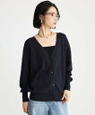 【SALE/50%OFF】BABYLONE エフォートレスニットカーディガン バビロン トップス ニット ネイビー ベージュ【送料無料】(4)