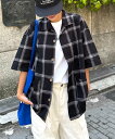 【SALE/30%OFF】CIAOPANIC TYPY 【ユニセックスで着れる】コットンリネンカバーオールシャツ チャオパニックティピー トップス シャツ・ブラウス ブラック ベージュ ネイビー ブルー【送料無料】