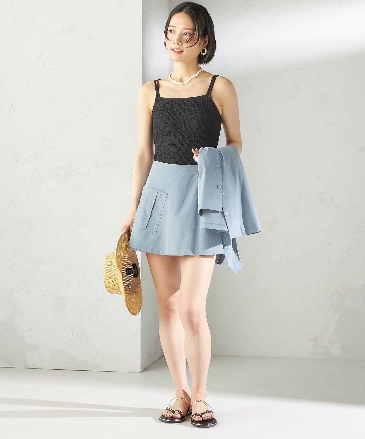 【SALE／60%OFF】SHIPS WOMEN maroba:＜手洗い可能＞バック リボン ワンピース スイム ウェア シップス 水着・スイムグッズ 水着 ブルー ブラック【送料無料】