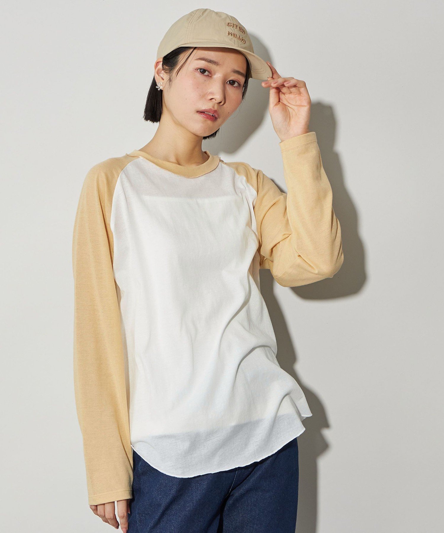 【SALE／70%OFF】CITEN ＜CITEN＞シアーラグランロンT ユナイテッドアローズ アウトレット トップス カットソー・Tシャツ ブラック ホワイト stylife-15430589 Rakuten Fashion サンプル画像3