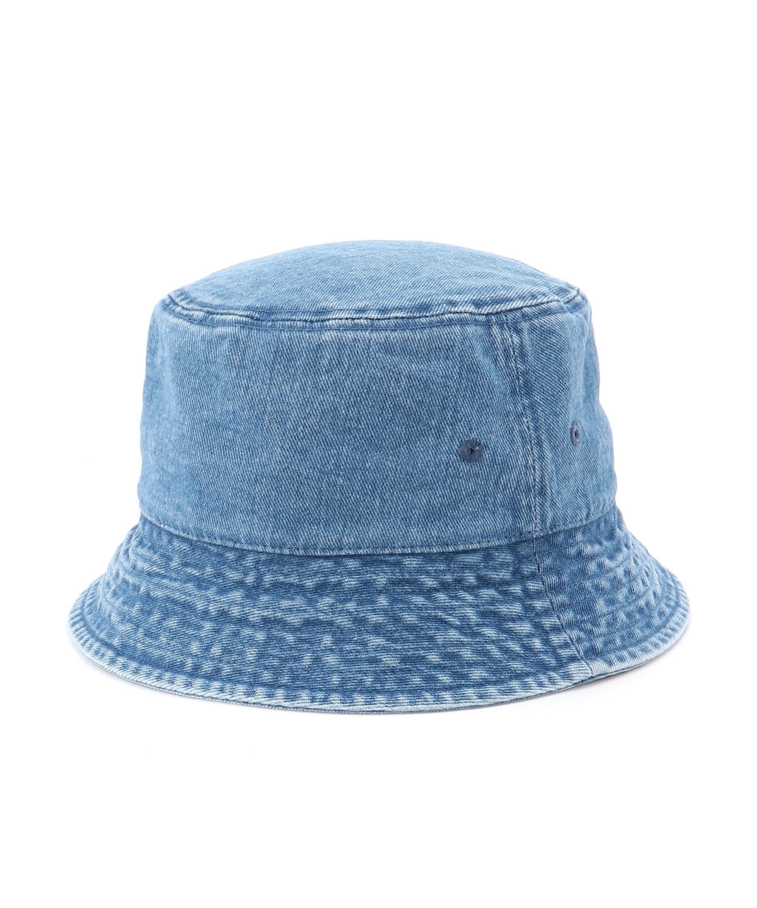 GUESS/(U)UNI Denim Bucket Hat バケットハット バケハ ゲス 帽子 ハット ブルー