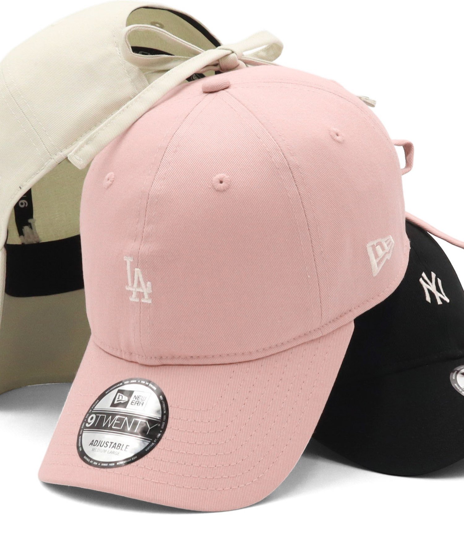 楽天市場】new era（カラーピンク）（キャップ｜レディース帽子