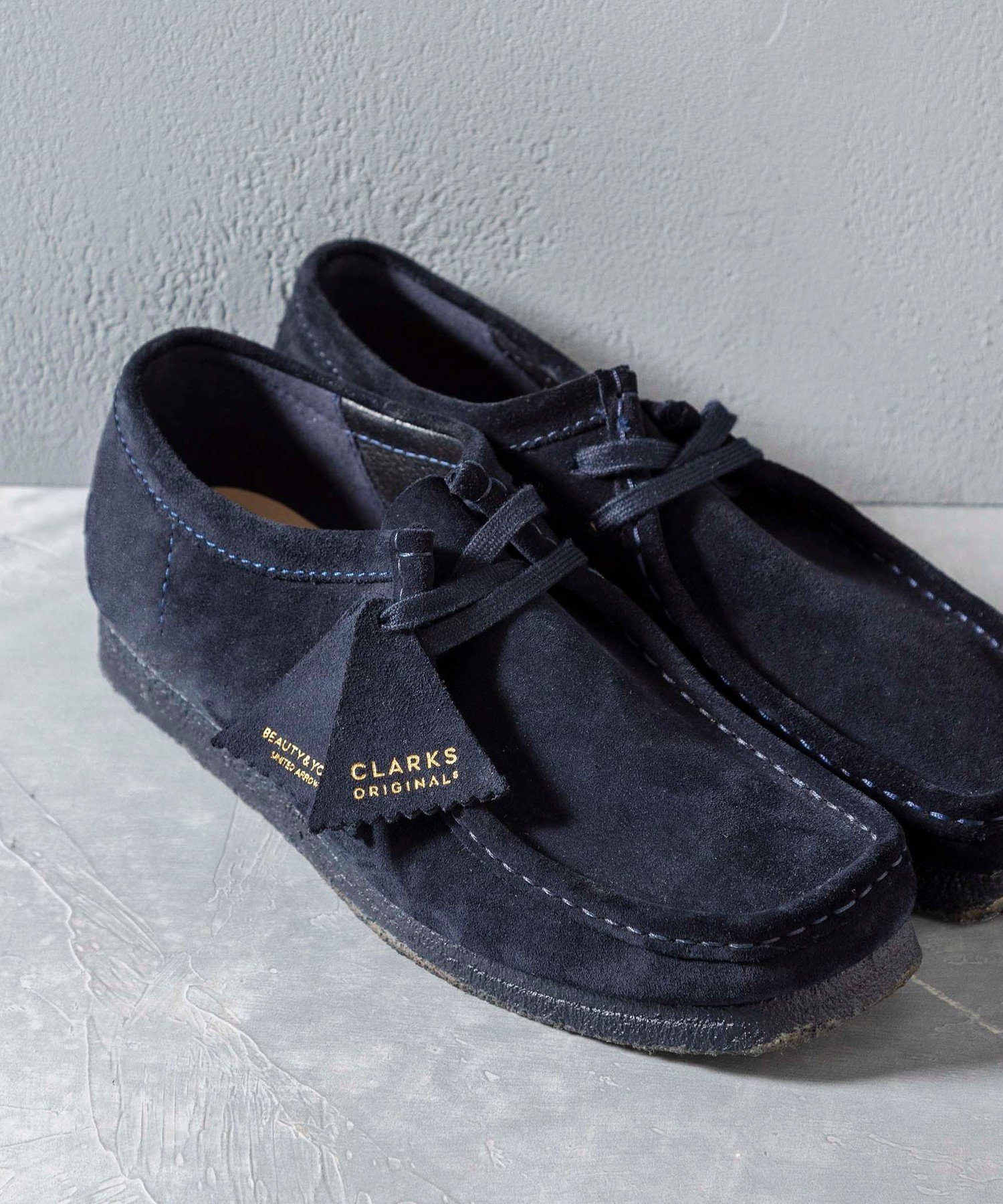 Beauty & Youth Wallabee 1431-499-8545 14314998545: Navy Suede