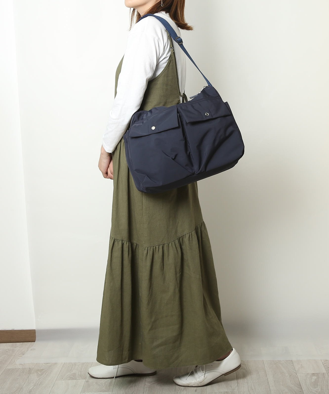 anello anello アビー ショルダー ローラ バッグ ショルダーバッグ ピンク ベージュ【送料無料】