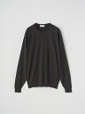 JOHN SMEDLEY クルーネック長袖ニットプルオーバー | SCANLAN | 30G MODERN FIT ジョンスメドレー トップス ニット ブラウン【送料無料】