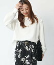 un dix cors 《大人の抜け感》カットジョーゼットバッグドットブラウス アンディコール トップス その他のトップス ブラック ホワイト【送料無料】