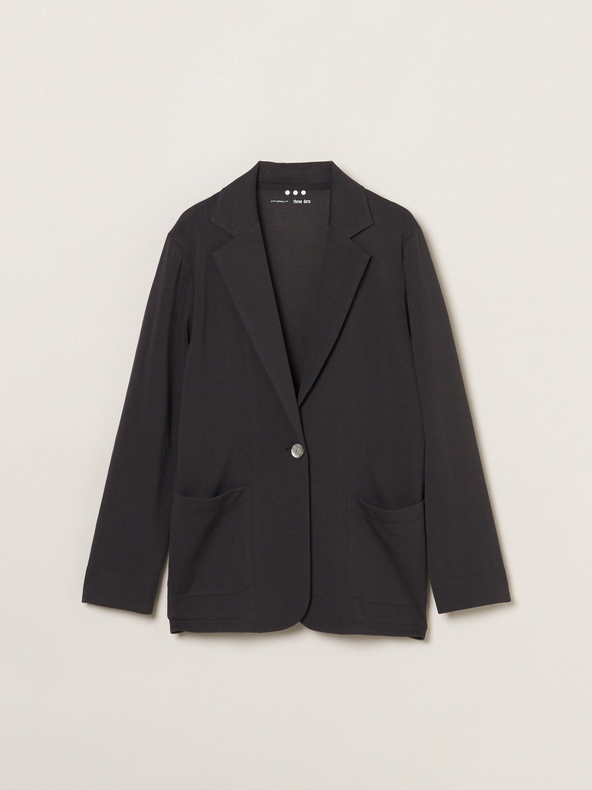 three dots Sheer terry jacket スリードッツ ジャケット・アウター その他のジャケット・アウター ネイビー ブラック ホワイト