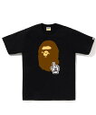 A BATHING APE BAPE ONLINE TEE -ONLINE EXCLUSIVE- ア ベイシング エイプ トップス カットソー・Tシャツ ブラック グレー ホワイト