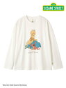 gelato pique 【SESAME STREET】【HOMME】ワンポイントTシャツ ジェラートピケ トップス カットソー Tシャツ ホワイト【送料無料】