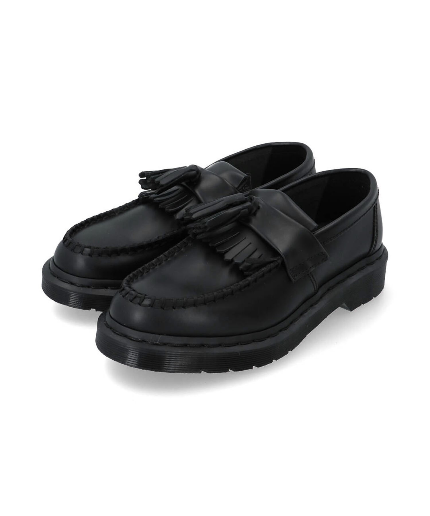 TSURUYA Adrian Mono MIE TASSLE LOAFER 84 DSP ツルヤ シューズ・靴 ローファー ブラック