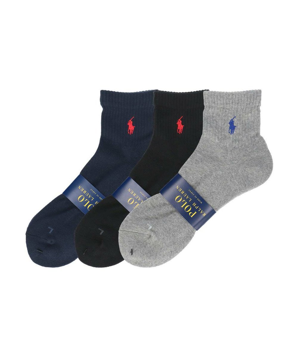 ラルフローレン 靴下 メンズ 【SALE／30%OFF】POLO RALPH LAUREN メンズ スポーツ ショートソックス ナイガイ 靴下・レッグウェア 靴下