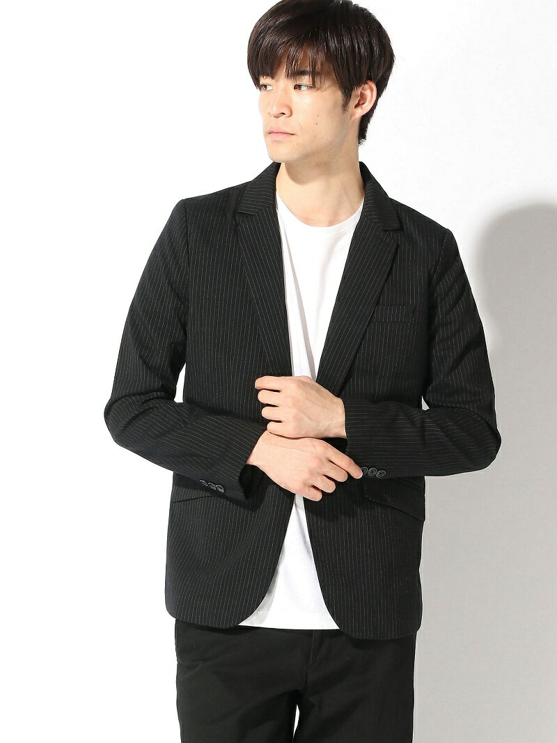 ARCHIVER 【Bi】 ストライプジャケ レアリゼ ジャケット・アウター テーラードジャケット・ブレザー ブラック【送料無料】のサムネイル