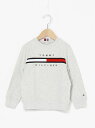 TOMMY HILFIGER (K)TOMMY HILFIGER(トミーヒルフィガー) BOYS フラッグロゴトレーナー トミーヒルフィガー トップス スウェット・トレーナー グレー ネイビー ブラック ブルー【送料無料】