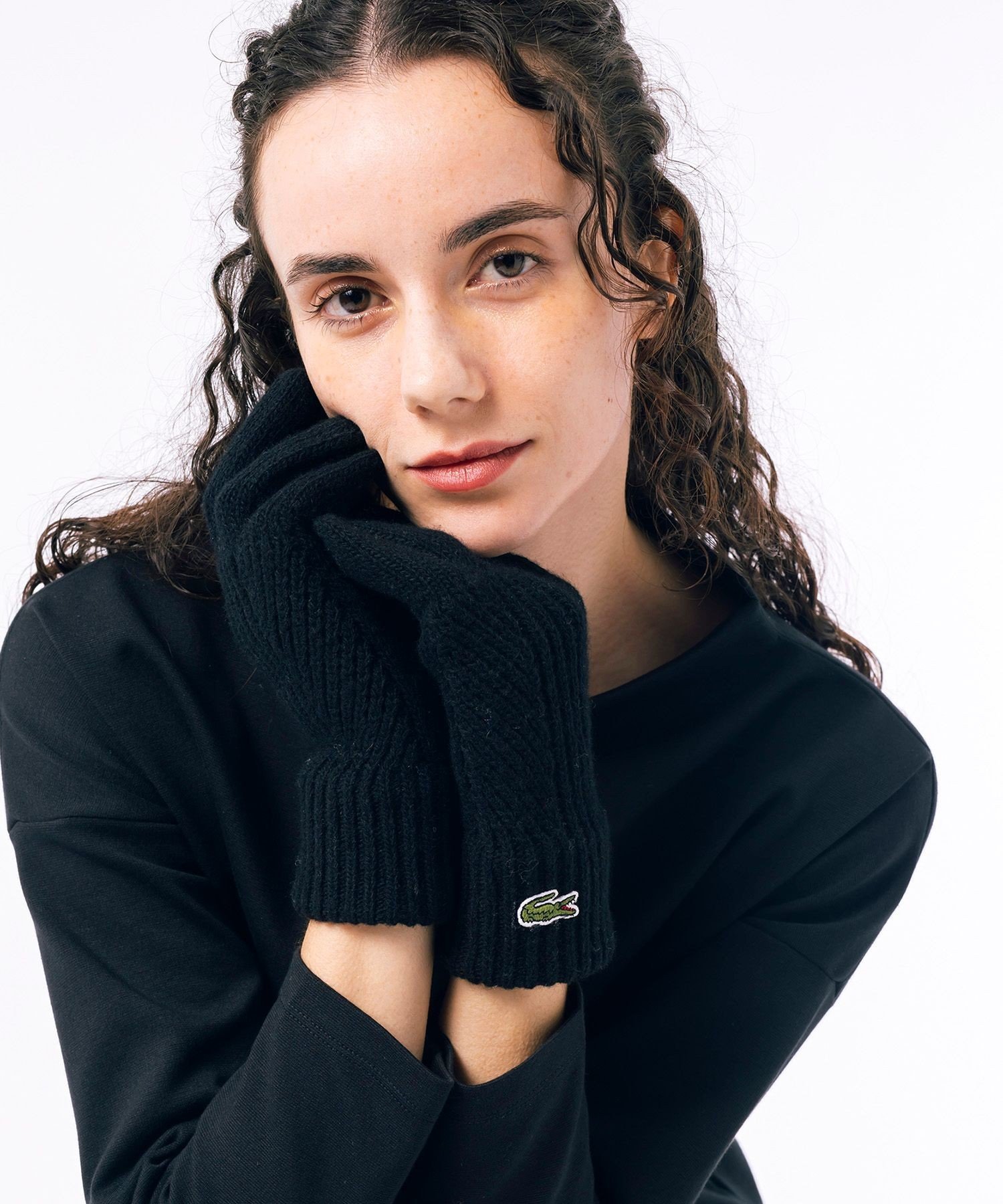 【SALE/40%OFF】LACOSTE コンビ・ニッティンググローブ ラコステ ファッション雑貨 手袋 ホワイト ブラック グレー【送料無料】