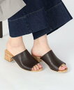 BEAMS HEART WOMEN コルクヒール サンダル(22.5~24.5cm) 25SS ビームス ハート シューズ・靴 サンダル ベージュ ブラウン【送...