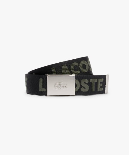 LACOSTE カジュアル ジャカードベルト ラコステ ファッション雑貨 ベルト ブラック【送料無料】 LACOSTE カジュアル ジャカードベルト ラコステ ファッション雑貨 ベルト ブラック【送料無料】
