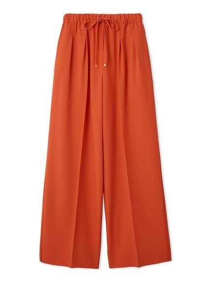 【SALE／30%OFF】Mila Owen 2タックウエストゴムワイドイージーパンツ ミラオーウェン パンツ その他のパンツ ベージュ レッド【送料無料】 stylife-15520720 Rakuten Fashion サンプル画像3