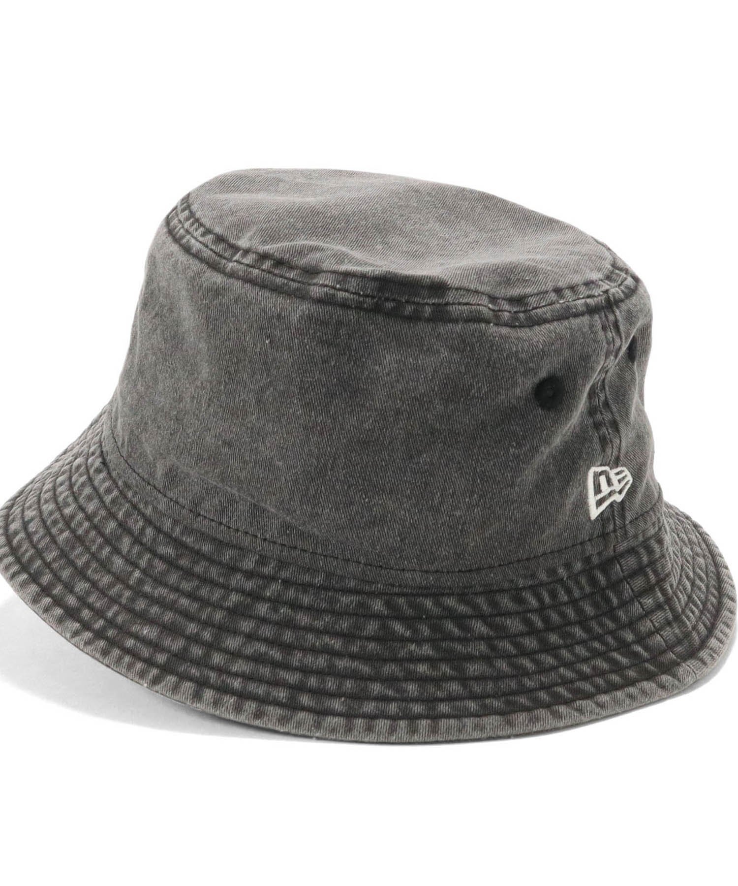 NEW ERA ニューエラ バケハ アシッドウォッシュ無地 ONSPOTZ別注 オンスポッツ 帽子 ハット ブラック ブラウン【送料無料】
