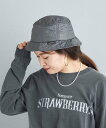 SHIPS WOMEN WILDTHINGS:キルティングバケットハット◇ シップス 帽子 ハット グリーン