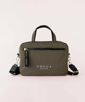 TOCCA 【WEB&一部店舗限定】CAROVANA POCHETTE ポシェットバッグ トッカ バッグ ショルダーバッグ ブラック カーキグリーン パープル ピンク【送料無料】