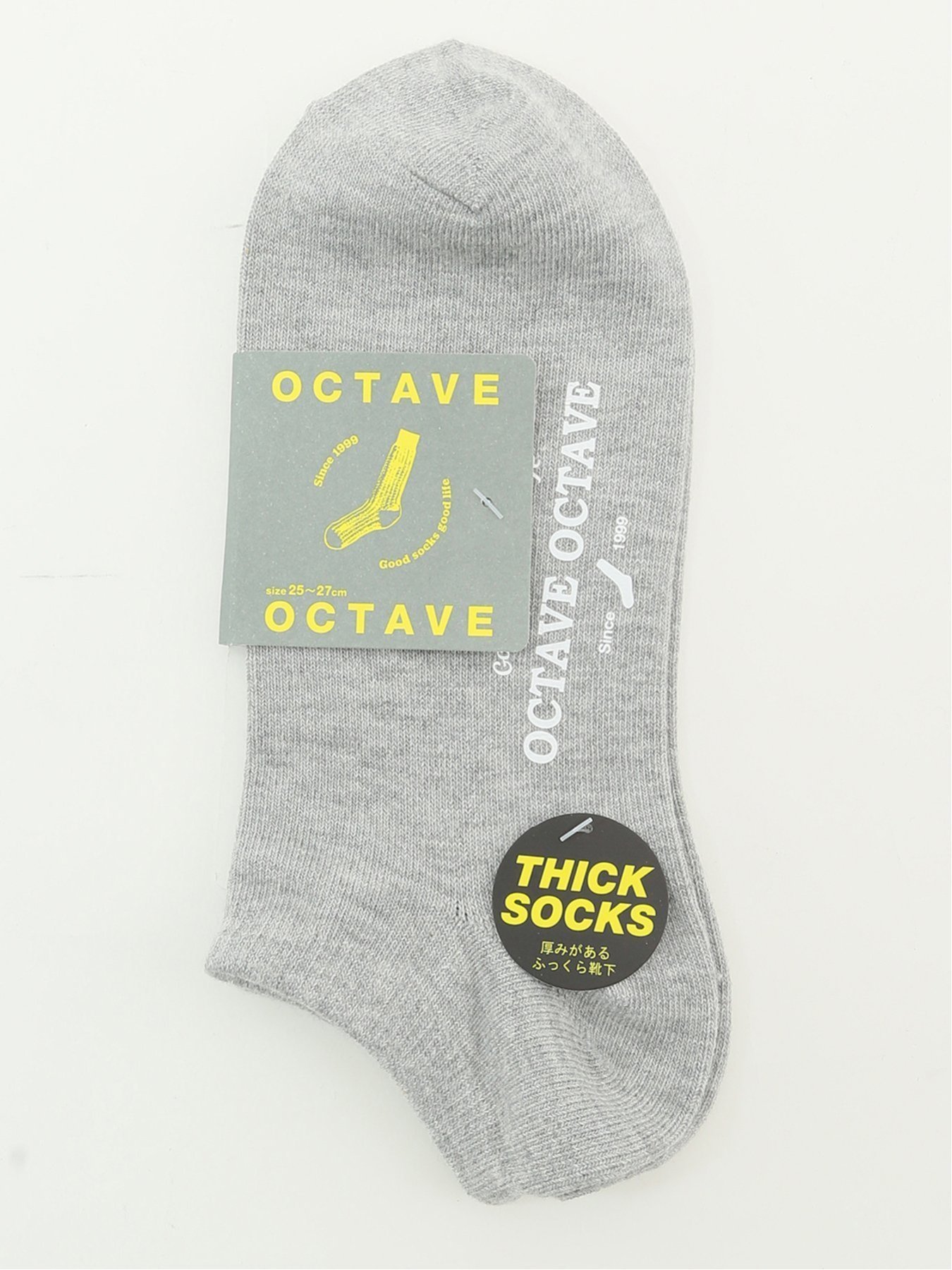 m.f.editorial OCTAVE OCTAVE/オクターブオクターブ 無地 ショートソックス タカキュー 靴下 レッグウェア 靴下 グレー ブラック ネイビー