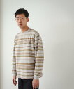 【SALE／40%OFF】BEAMS BEAMS / マルチボーダー クル